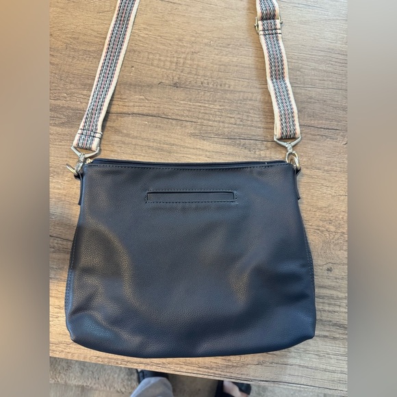 Thirty One Blue Crossbody Bag with Striped Strap - Picture 7 of 7